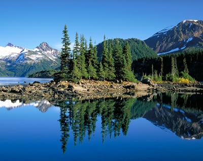 Battleship Islands on Garibaldi Lake