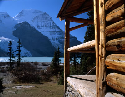 Berg Lake Lodge and Mt. Robson