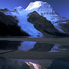 First Rays of Sun on Mt. Robson 1