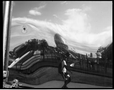 Science World (Reflection on a Truck Back Door) 3