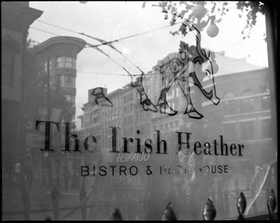 Reflection from the Window of The Irish Heather 1