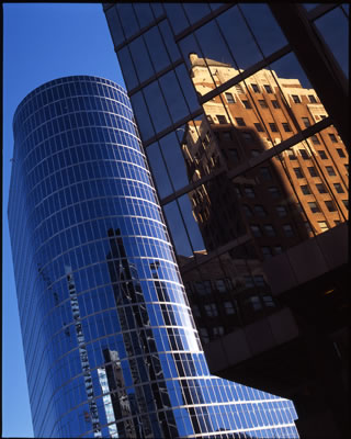 Reflection of the Marine Building
