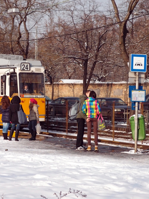 Waiting for the Tramway 24, J