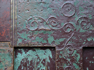 Entrance Door (detail), Orczy Street 46, J