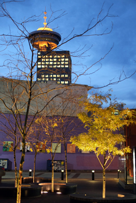 Harbour Center in Twilight