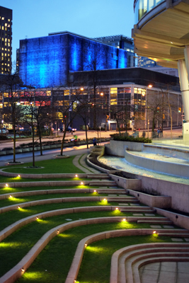 Dunsmuir & Cambie at Night