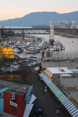 Granville Island From the Bridge