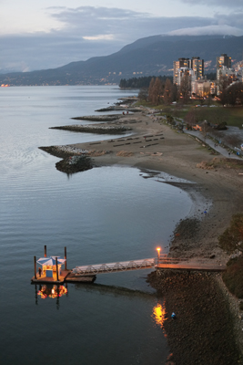 Aquabus Stop After Sunset I.